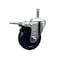 Service Caster 4'' Solid Poly Wheel Swivel 7/16'' Stem Caster with Total Lock Brake SCC-GRTTL20S414-SPUS-716138 - alternate 1
